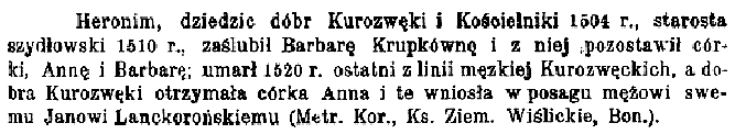 Uruski - Kurozwccy