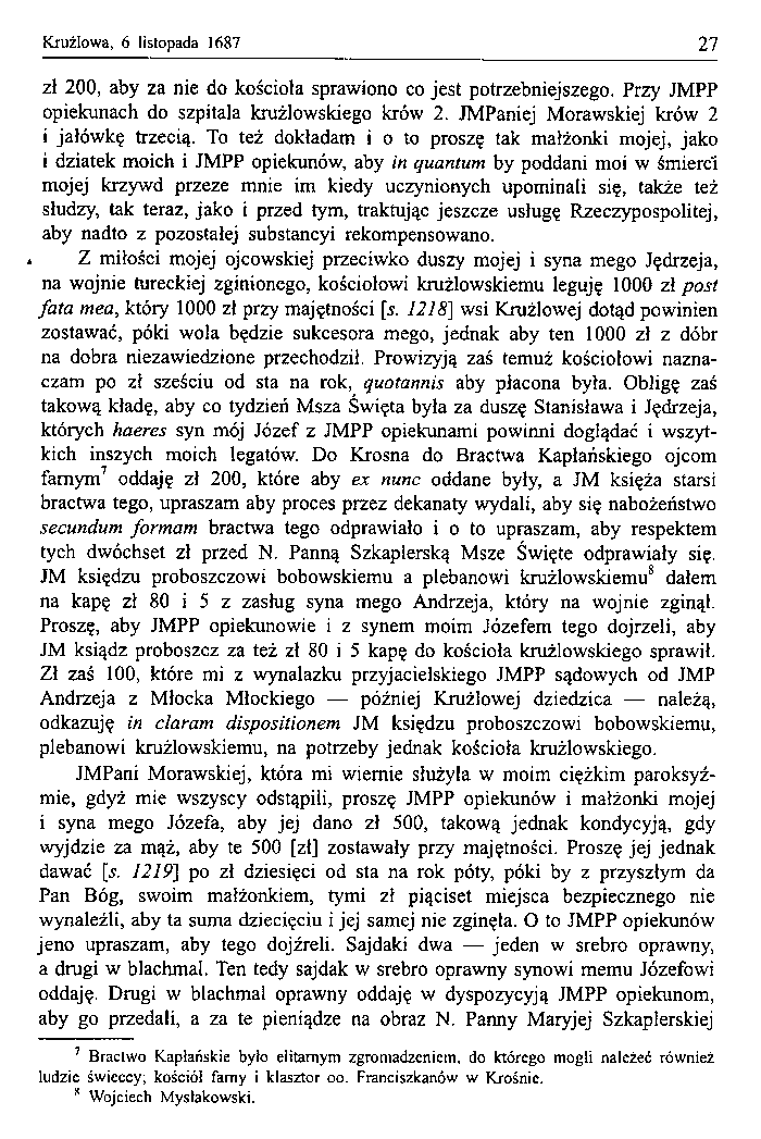 1687 Testament Stanisawa Leszczyskiego